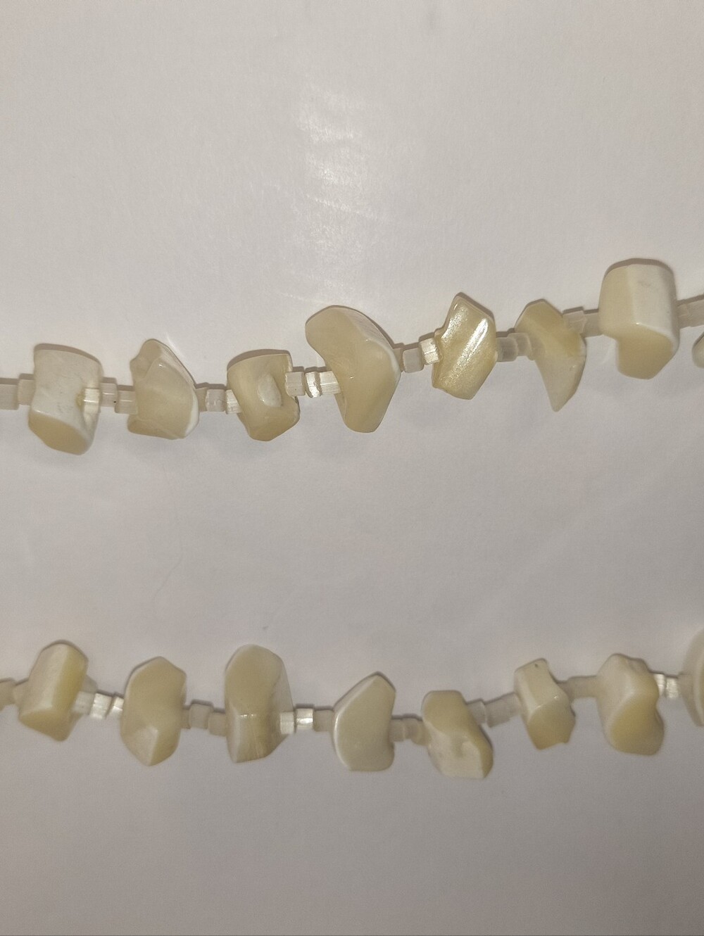 Cream Shell Chip Strand Necklace - Picture 8 of 8